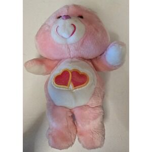 1983 Vintage Pink Care‎ Bears "Love A Lot Bear" Plush Toy Kenner Collectible